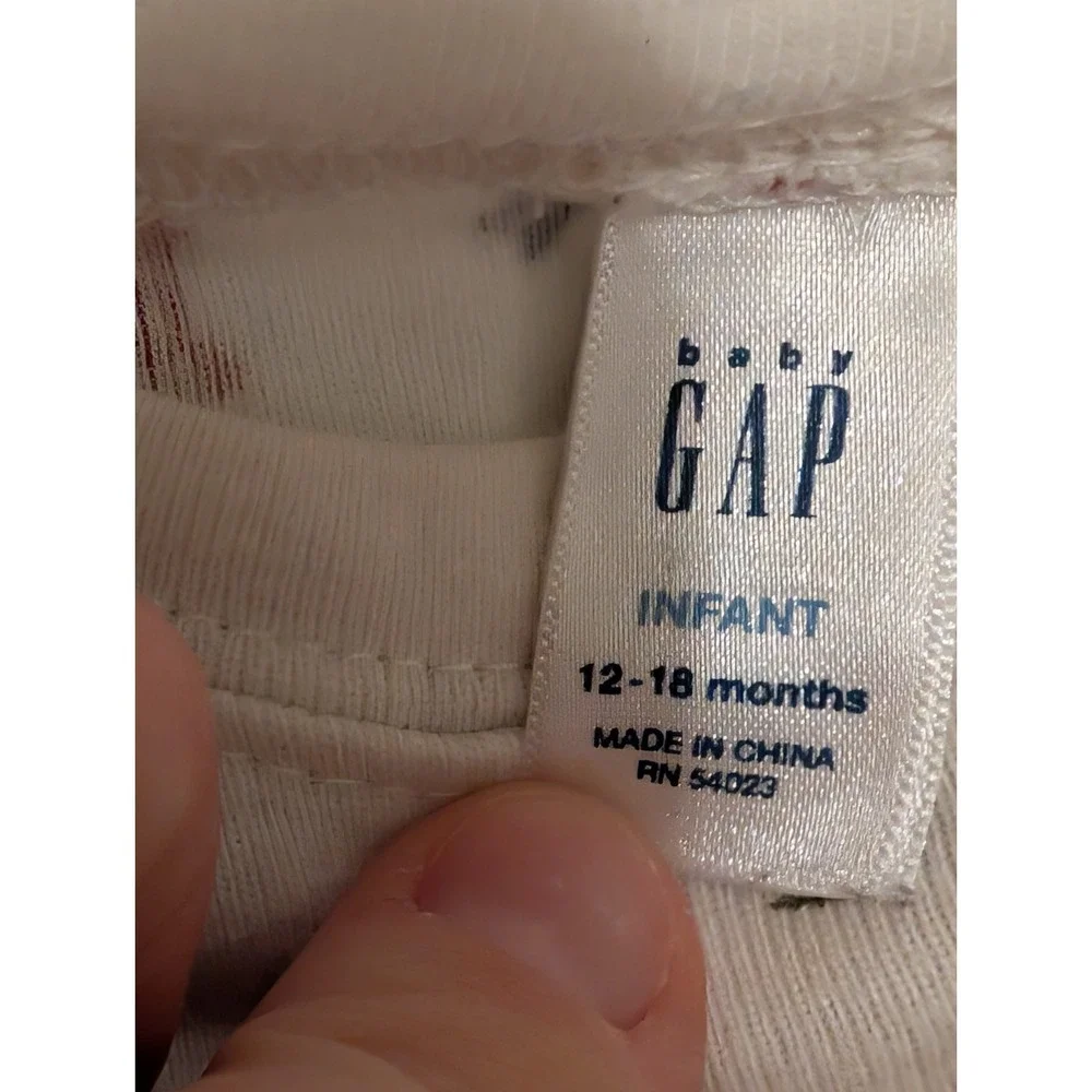 Vtg Baby GAP Y2K Soft Corduroy Navy Overalls & One Piece Airplane Shirt 12-18 mo